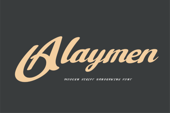Alaymen Review: A Bold Script for Modern Brand Identity