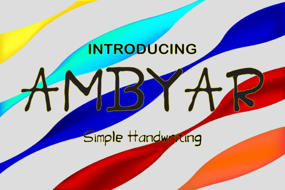 Ambyar Font: A Quirky Display Typeface for Modern Web Design