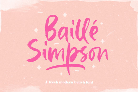 Baille Simpson: The Elegant Script Font for Small Business Branding