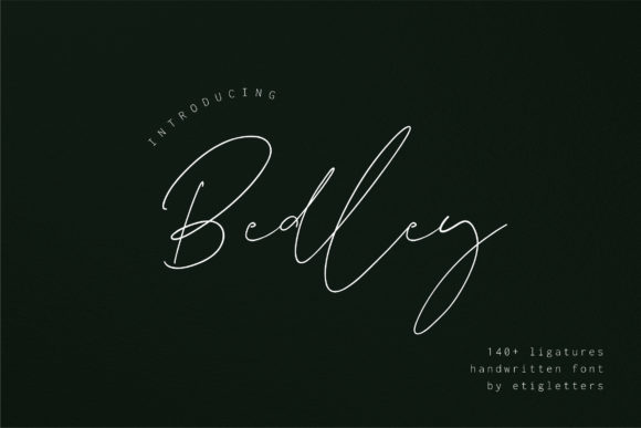 Bedley: The Handwritten Font That Stops the Scroll