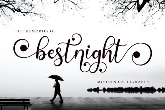 Bestnight: An Elegant Handwritten Font for Branding