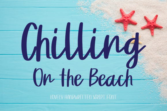 Chilling on the Beach: A Modern Handwritten Font for Web Design
