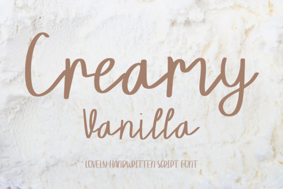 Creamy Vanilla Font: Elevate Your Campaign Visuals