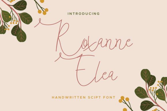 Designing with Roxanne Elea: A Handwritten Font for Editorial Stories
