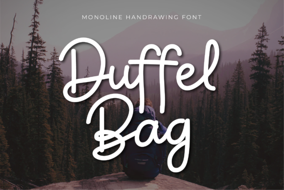Duffel Bag: A Handwritten Font for Modern Web Design