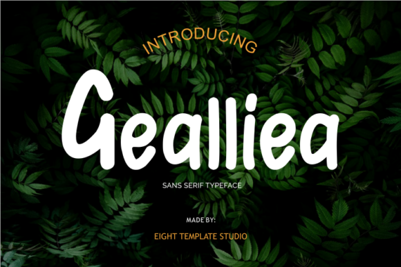 Gealliea: A Handwritten Font That Elevates Small Business Branding