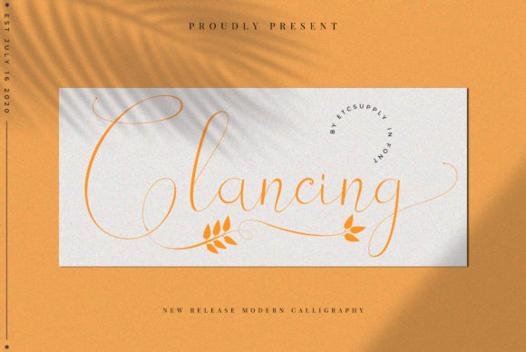Glancing: A Designer's Take on Modern Script Elegance