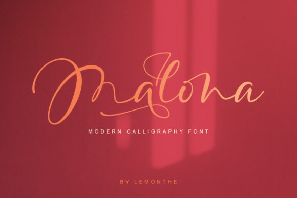 Malona Review: A Script Font with Real Brand Potential