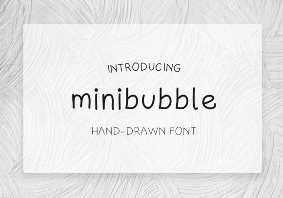 Minibubble: A Delicate Handwritten Font for Modern Web Design