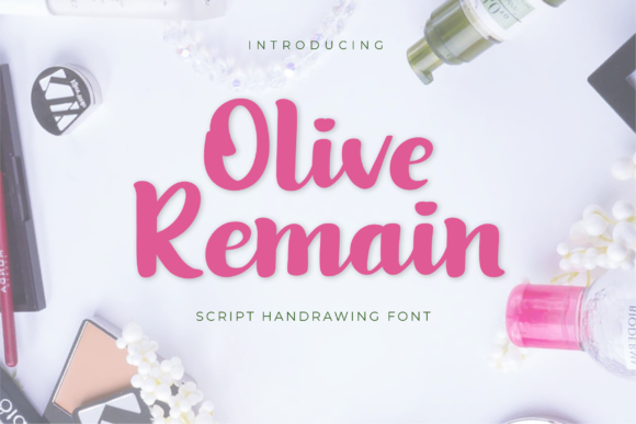 Olive Remain: The Handwritten Font for Makers