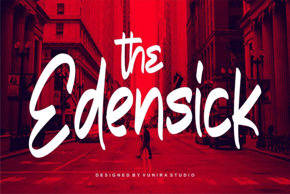 The Edensick: A Bold Handwritten Font for Makers