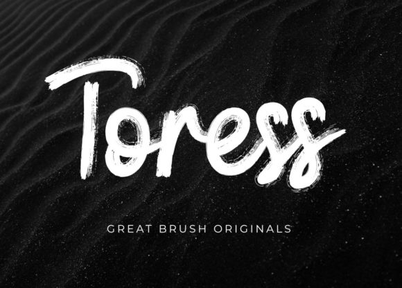 Toress: A Handwritten Typeface for Modern Web Design